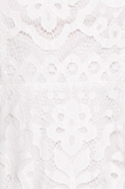 Layla's White Lace Dress
