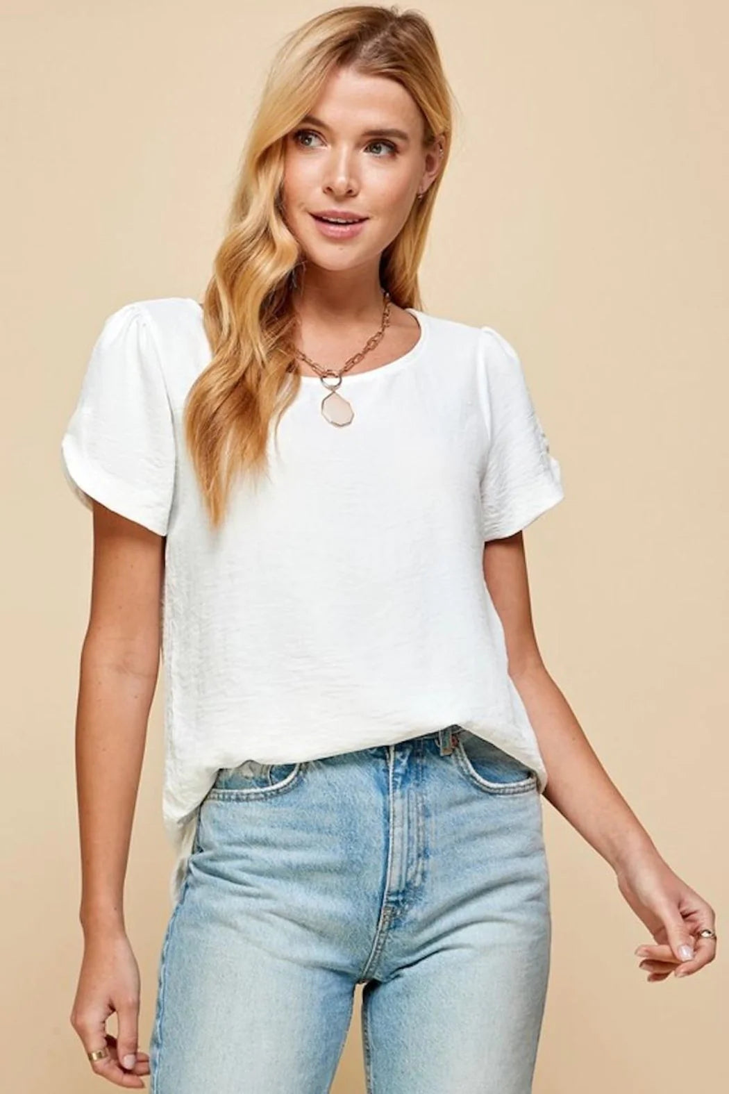 Betsy's Blouse in White